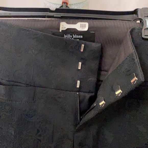 billy blues bootleg damask black pants - Picture 3 of 4